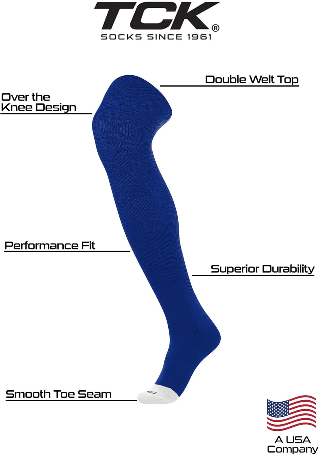 TCK Baseball Belt and Socks Combo Over the Knee - Youth and Adult Sizes Prosport