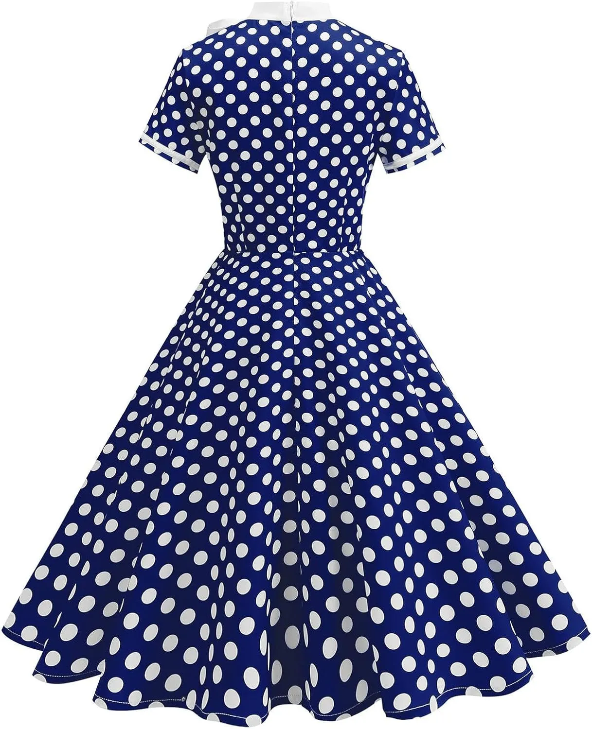 Tea Party Dress for Women 1950S 1960S Vintage Short Prom Summer Polka Dot Cocktail Swing Retro 50'S Style Dresses