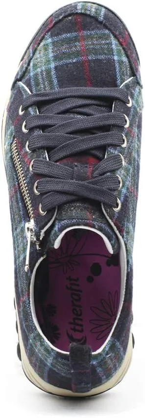 Therafit Sienna Women's Side Zip Sport Casual Shoe - for Plantar Fasciitis/Foot Pain