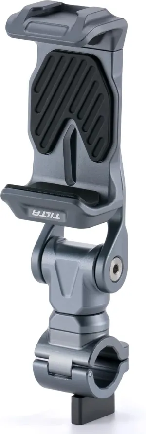 Tilta Rotatable Phone Mounting Bracket V2 – 15mm Rod Mount | Titanium Gray | Compatible with Most Smartphones | Lightweight & Durable | TA-PMB5-15K-TG
