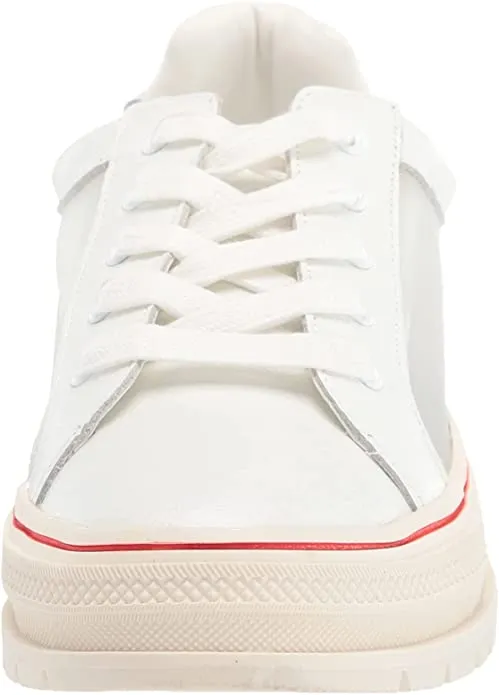 Toe White Trending sale Simpson Rounded Durable Mesh Jessica Tennis Casual Shoe Lace-Up Jayxe Sneaker