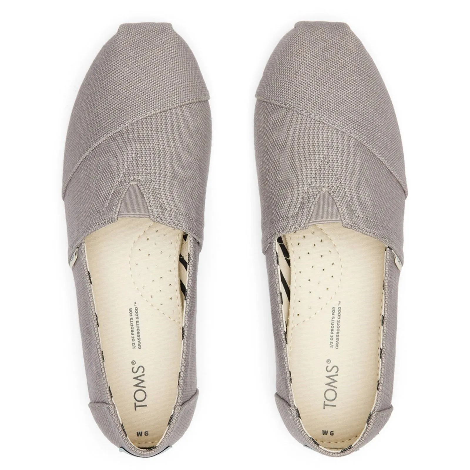 TOMS Women's Alpargata Shoes in Morning Dove