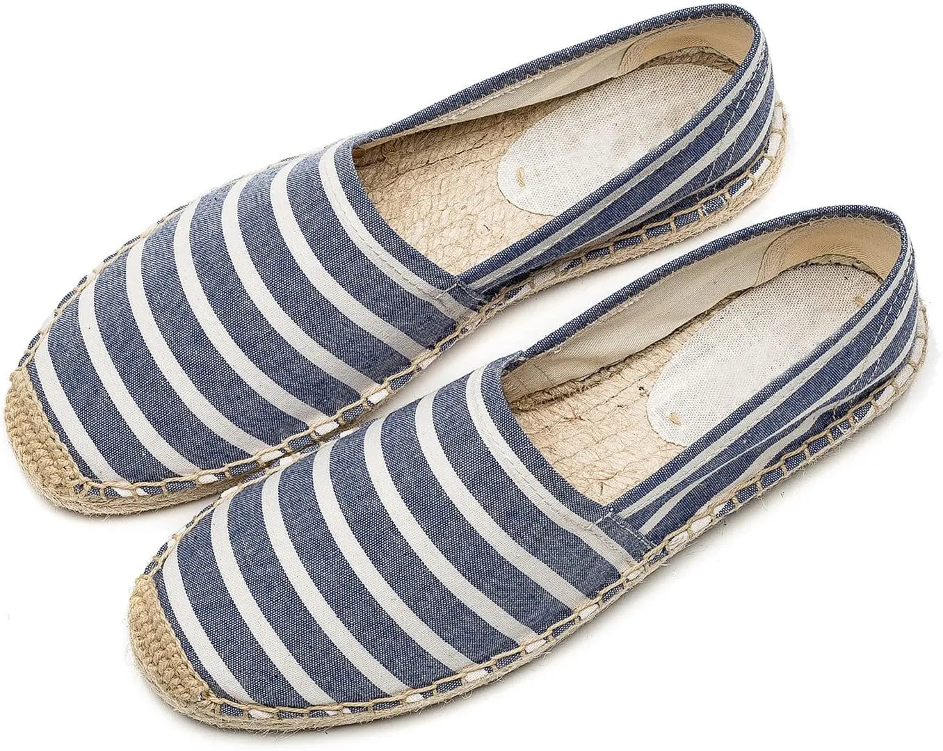 U-lite Women's Espadrilles Slip on Sneakers Womens Canvas Slip on Flats Fashion Canvas Sneakers for Women Loafers Casual Shoes