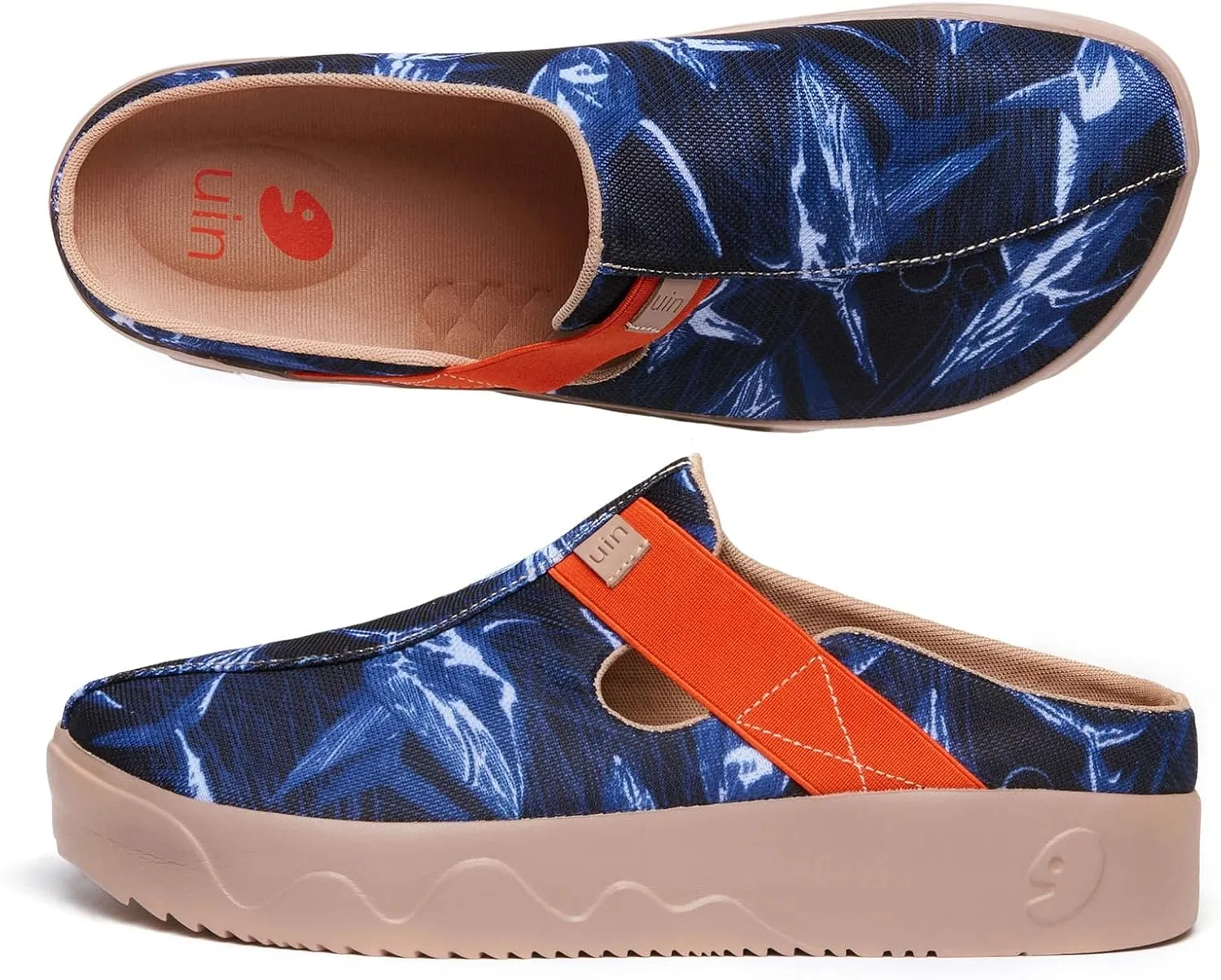 UIN Men's Casual Loafers Slip Ons Comfortable Art Painted Travel Fashion Sneakers Fuerteventura
