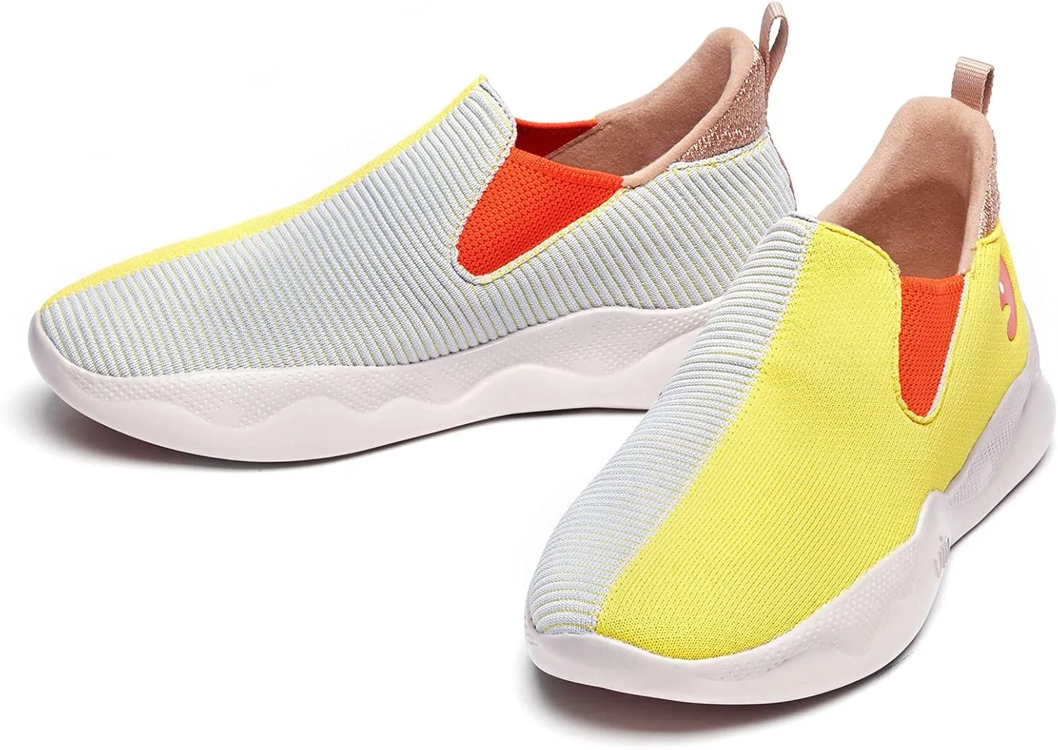 UIN Women's Fashion Sneakers Lightweight Walking Casual Slip Ons Comfortable Art Painted Athletic Travel Shoes