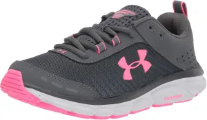 Under Armour Women's Charged Assert 8 Running Shoe, Pitch Gray (107)/Halo Gray, 9.5