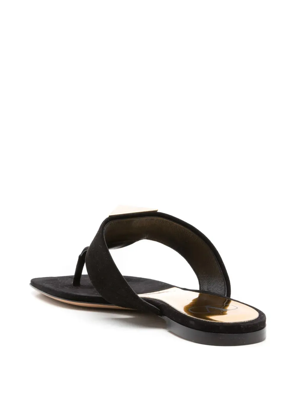 Valentino Garavani One Stud Flat Thong Sandals