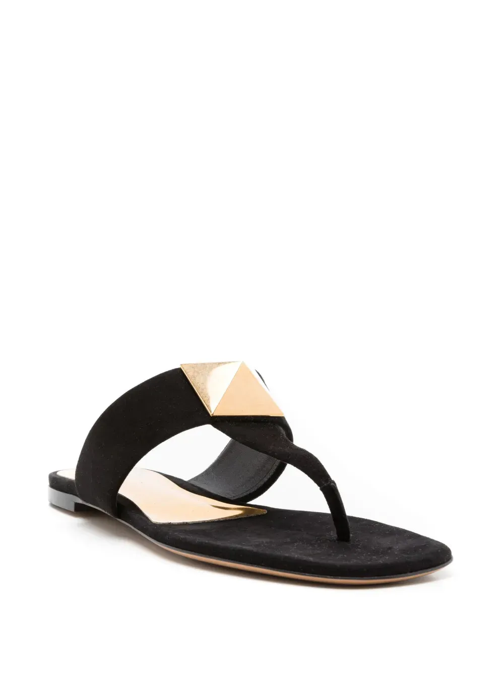 Valentino Garavani One Stud Flat Thong Sandals