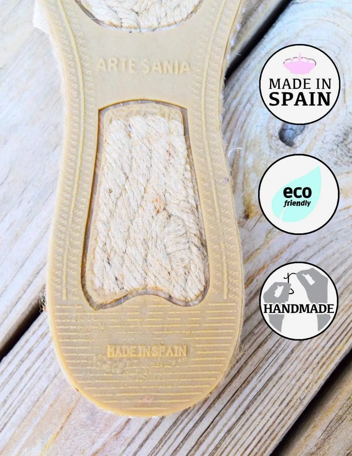 Vegan - Comfortable Flat Sandals - Handcrafted in Spain - Lace Up Summer Breathable Espadrilles