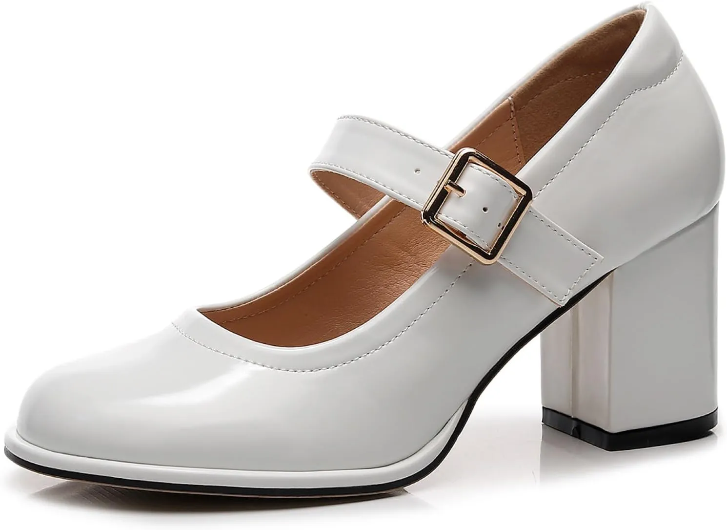 VenusCelia Women's Mary Jane Pump Heeled Shoe