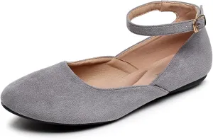VenusCelia Women's Serenity Strap Flats Shoe