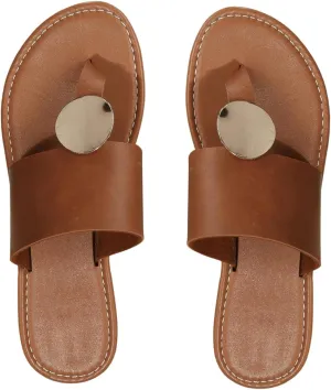 Verdusa Women's Leopard Print Flip Flop Sandals Casual Thong Sandals