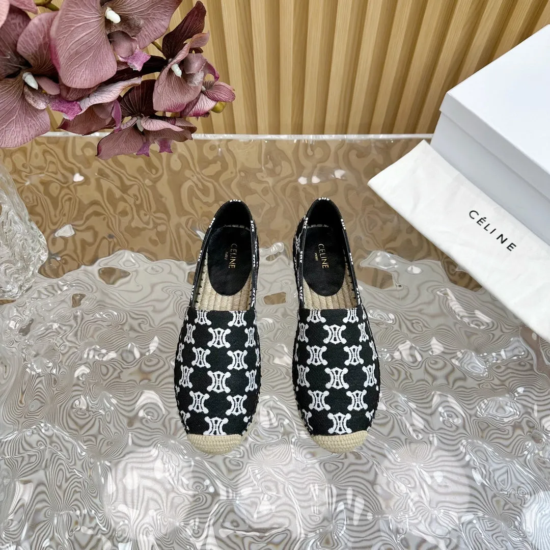 VERSION FISHERMAN SHOES BLACK WHITE Free returns Five-star Celine HIGHEST