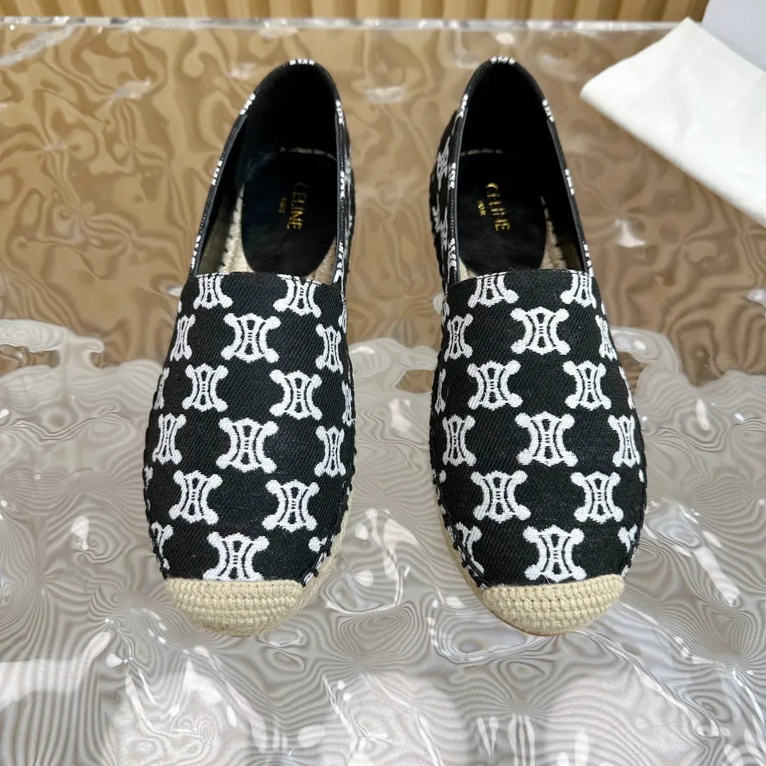 VERSION FISHERMAN SHOES BLACK WHITE Free returns Five-star Celine HIGHEST