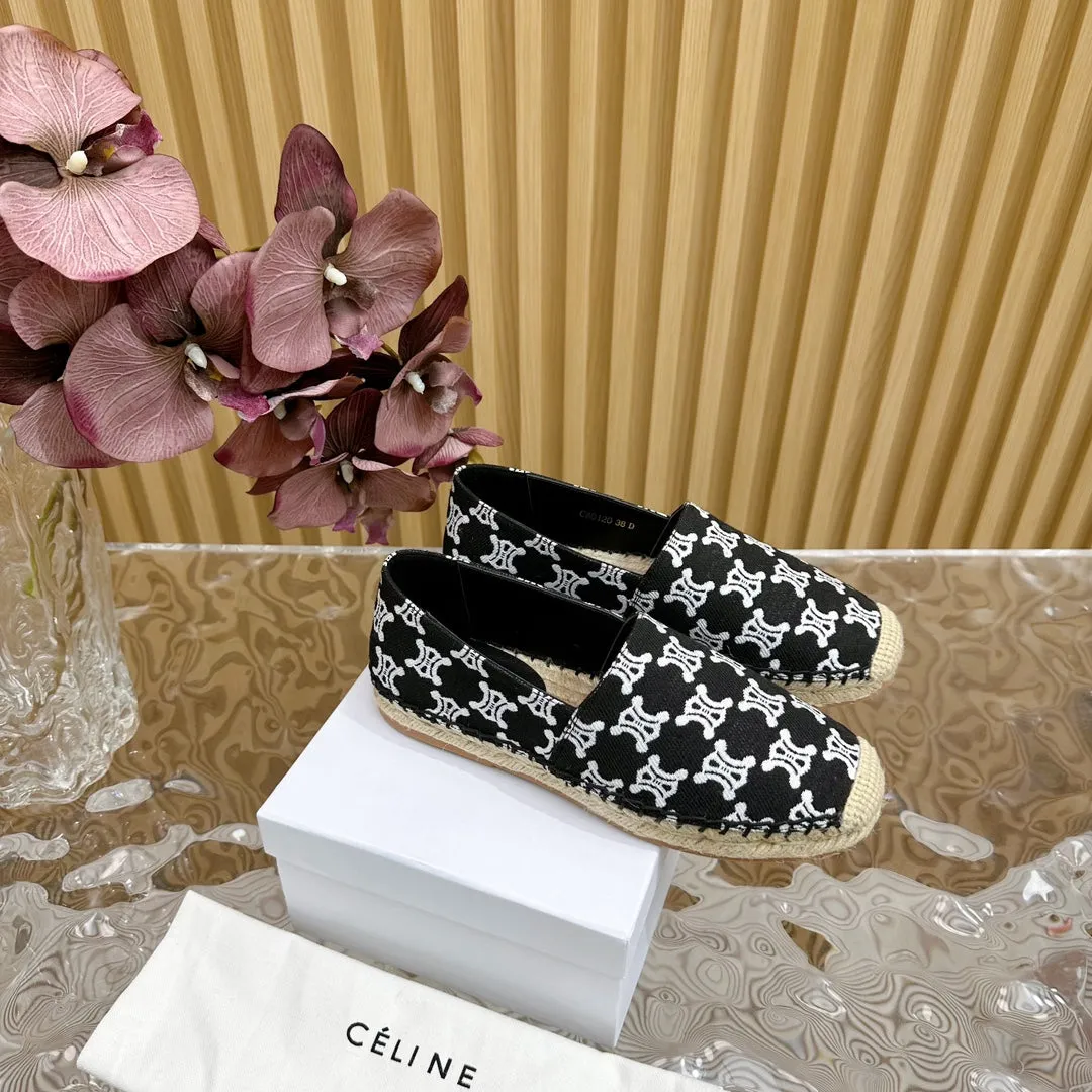 VERSION FISHERMAN SHOES BLACK WHITE Free returns Five-star Celine HIGHEST