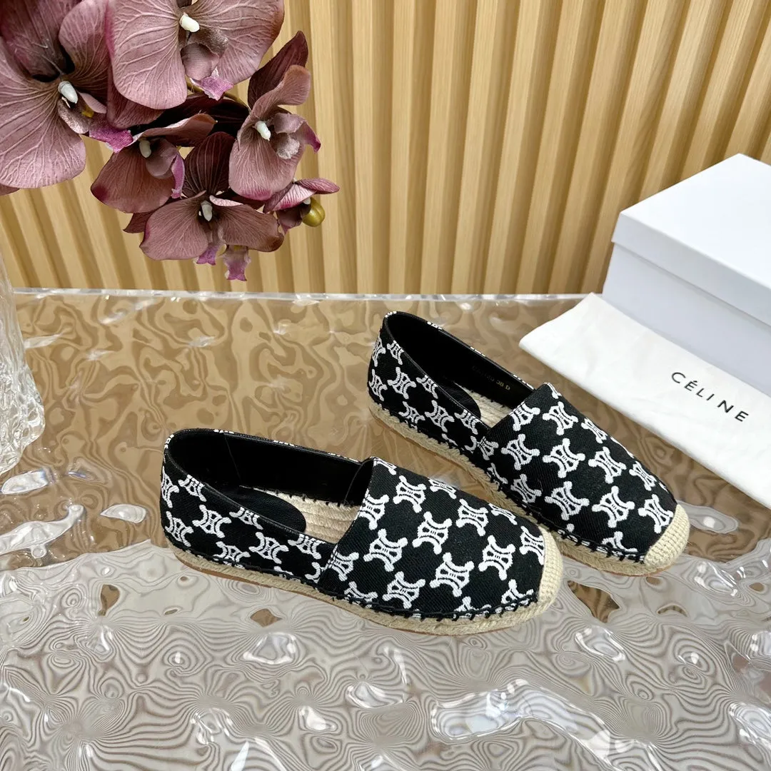 VERSION FISHERMAN SHOES BLACK WHITE Free returns Five-star Celine HIGHEST