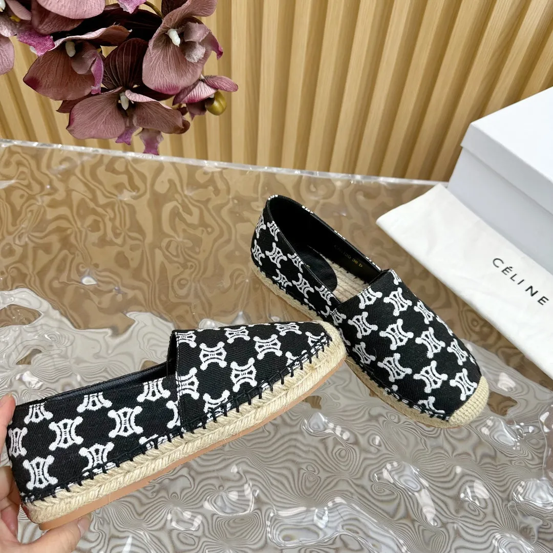 VERSION FISHERMAN SHOES BLACK WHITE Free returns Five-star Celine HIGHEST