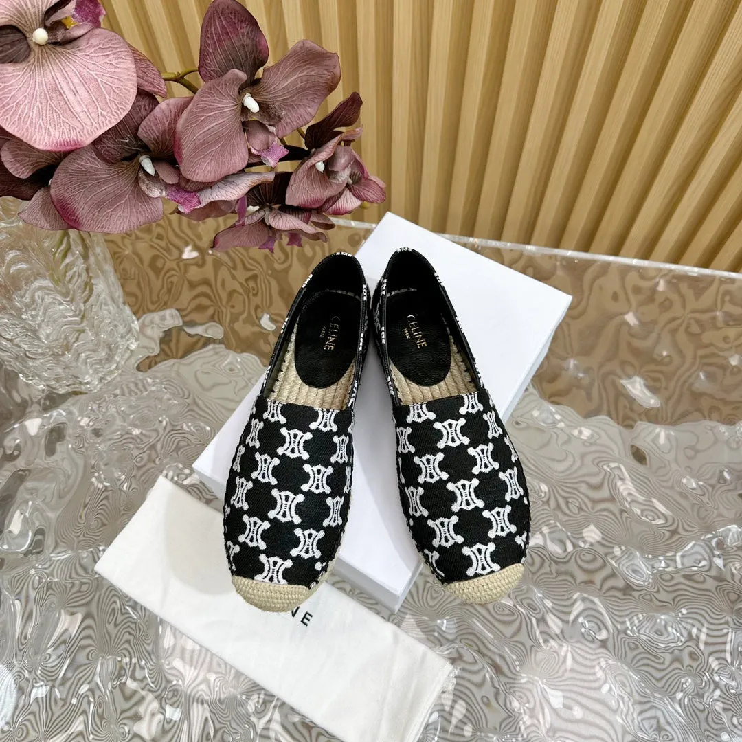 VERSION FISHERMAN SHOES BLACK WHITE Free returns Five-star Celine HIGHEST