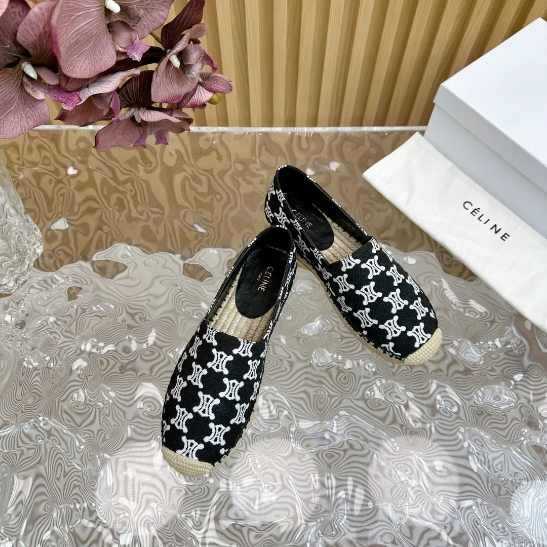 VERSION FISHERMAN SHOES BLACK WHITE Free returns Five-star Celine HIGHEST