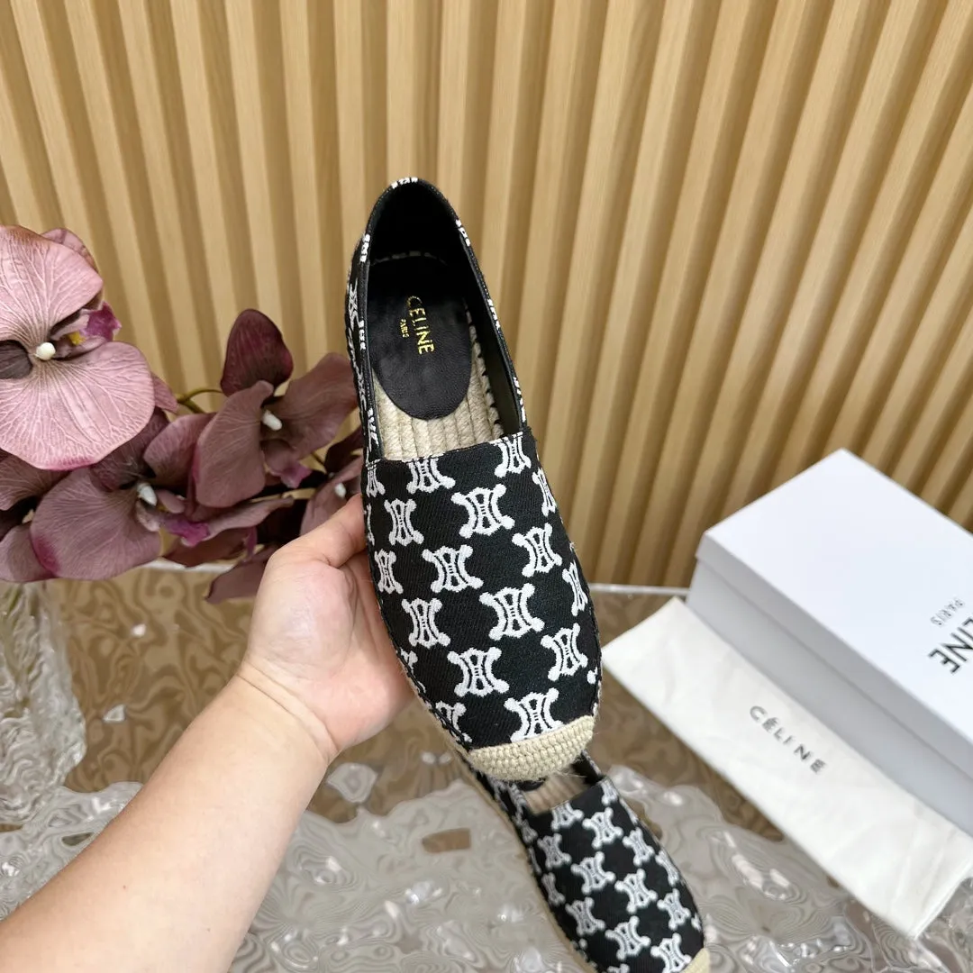 VERSION FISHERMAN SHOES BLACK WHITE Free returns Five-star Celine HIGHEST