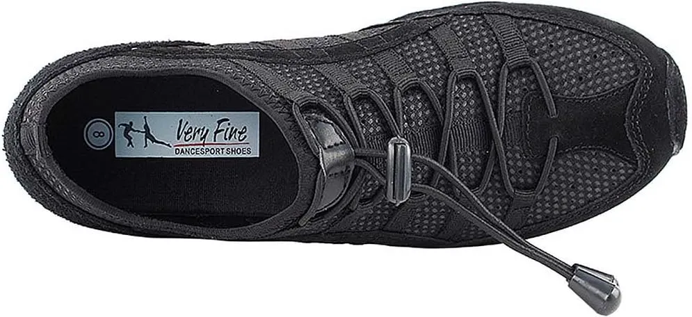 Very Fine Dance Shoes Men's Women's Practice Dance Sneaker Shoes Split Sole VFSN005EB Comfortable Bundle of 5