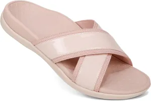 Vionic Merced Women's Cross Strap Slide Orthotic Sandals