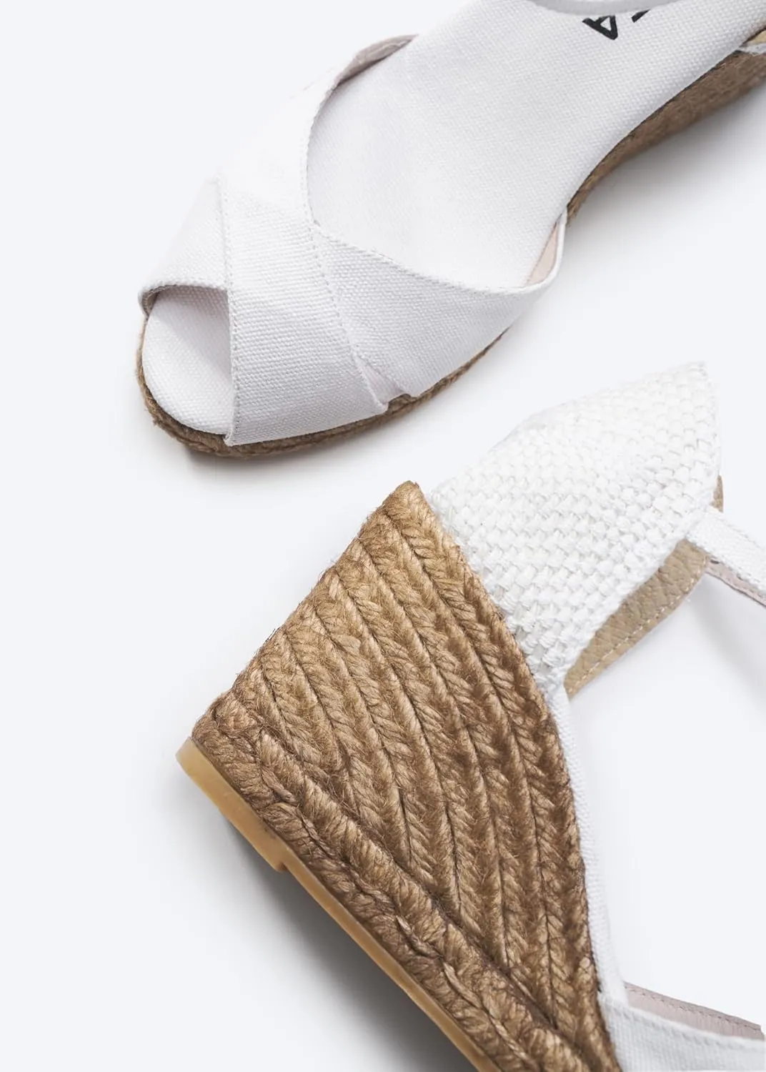 VISCATA Aiguablava Canvas Wedges with Ankle Strap