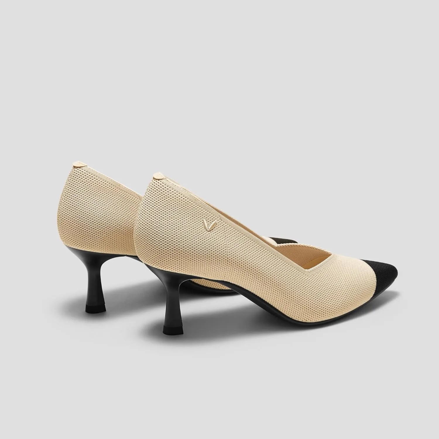 VIVAIA Anna Women's Pumps Mid Heels Pointed Toe Shoes for Women Comfortable Office Work Dress Shoes