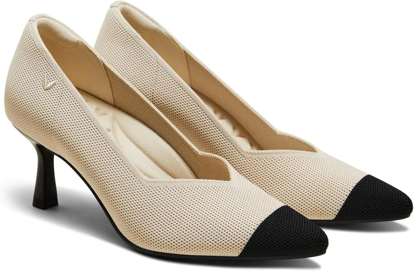VIVAIA Anna Women's Pumps Mid Heels Pointed Toe Shoes for Women Comfortable Office Work Dress Shoes
