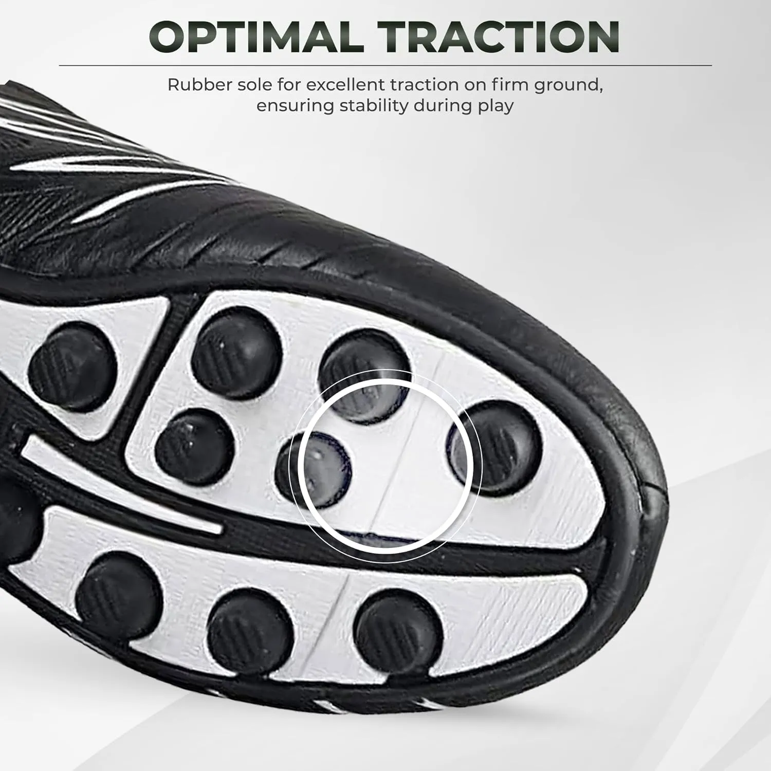 Vizari Boca Firm Ground Soccer Cleats - Lightweight, Durable & Comfortable Kids & Youth Soccer Cleats with Excellent Traction - Girls & Boys Soccer Shoes with Padded Heel & Anti-Stretch Lining