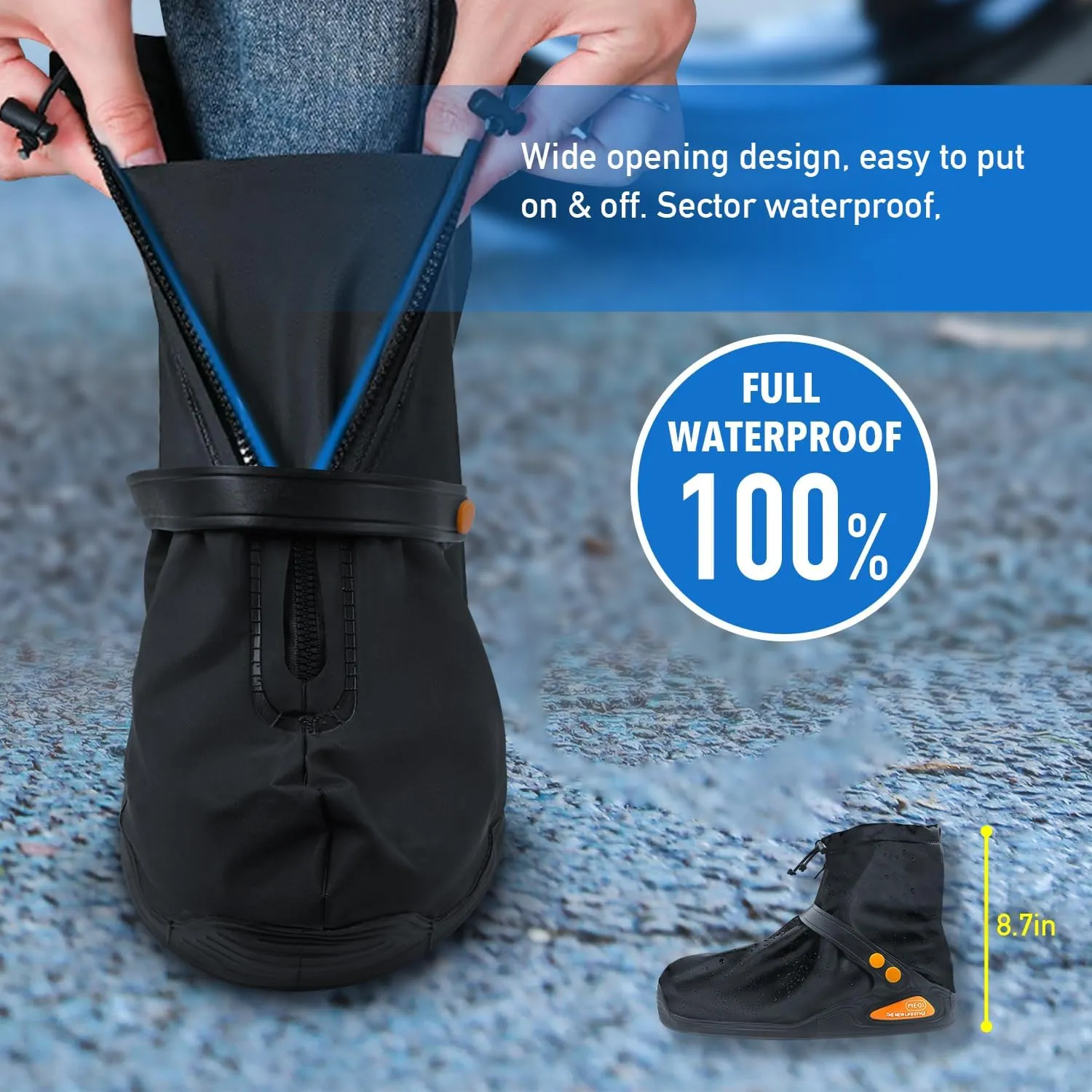 Waterproof Shoe Covers Rain Shoe Cover for Men Women