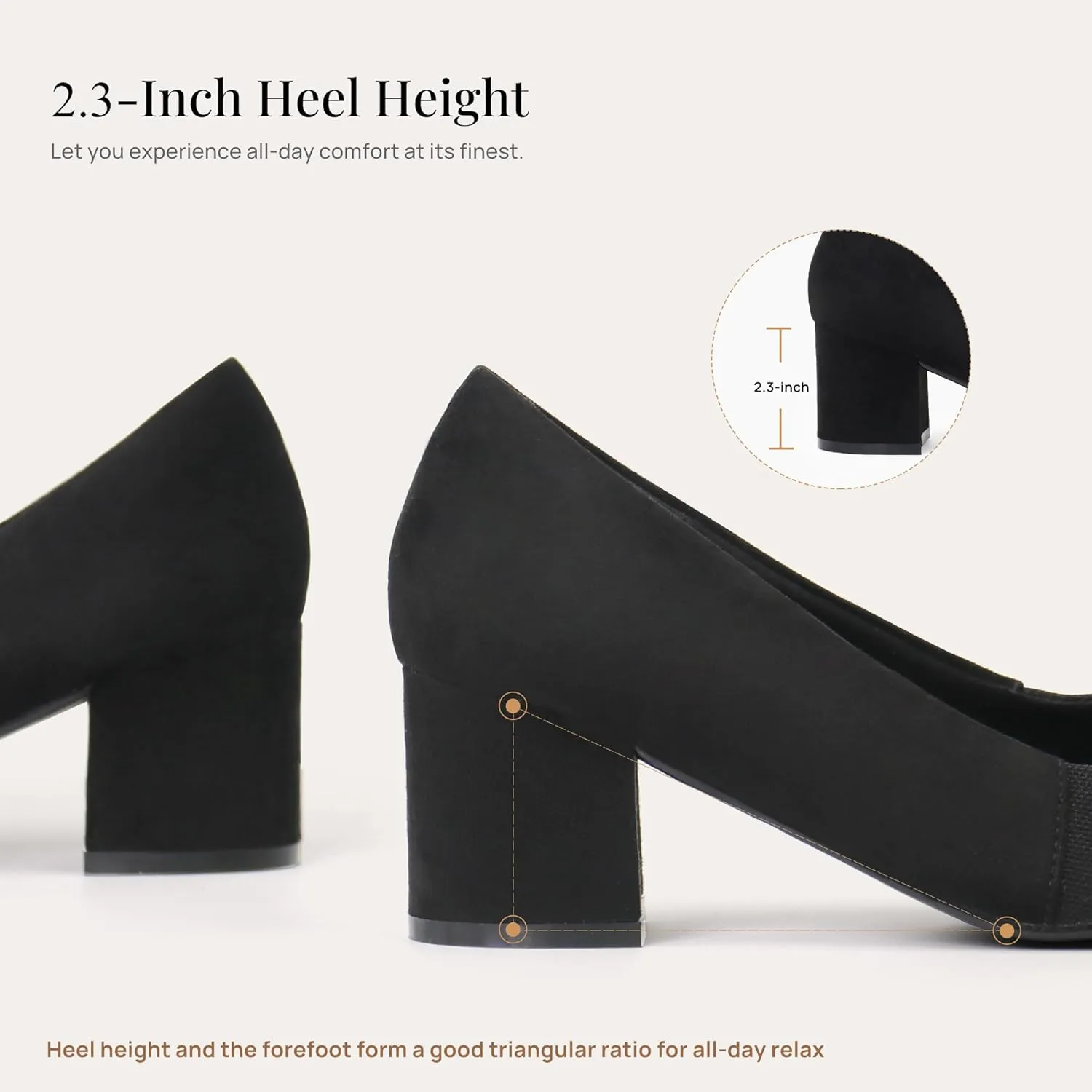 Women Bunion Pumps Comfortable Dress Shoes Orthopedic Heels