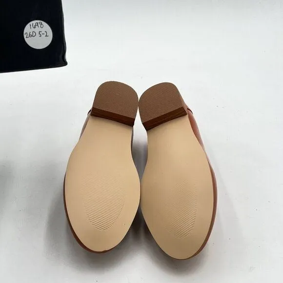 Women Platform Round Toe Penny Loafers Chunky Low Heel Slip on Pumps Comfortable