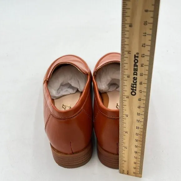 Women Platform Round Toe Penny Loafers Chunky Low Heel Slip on Pumps Comfortable