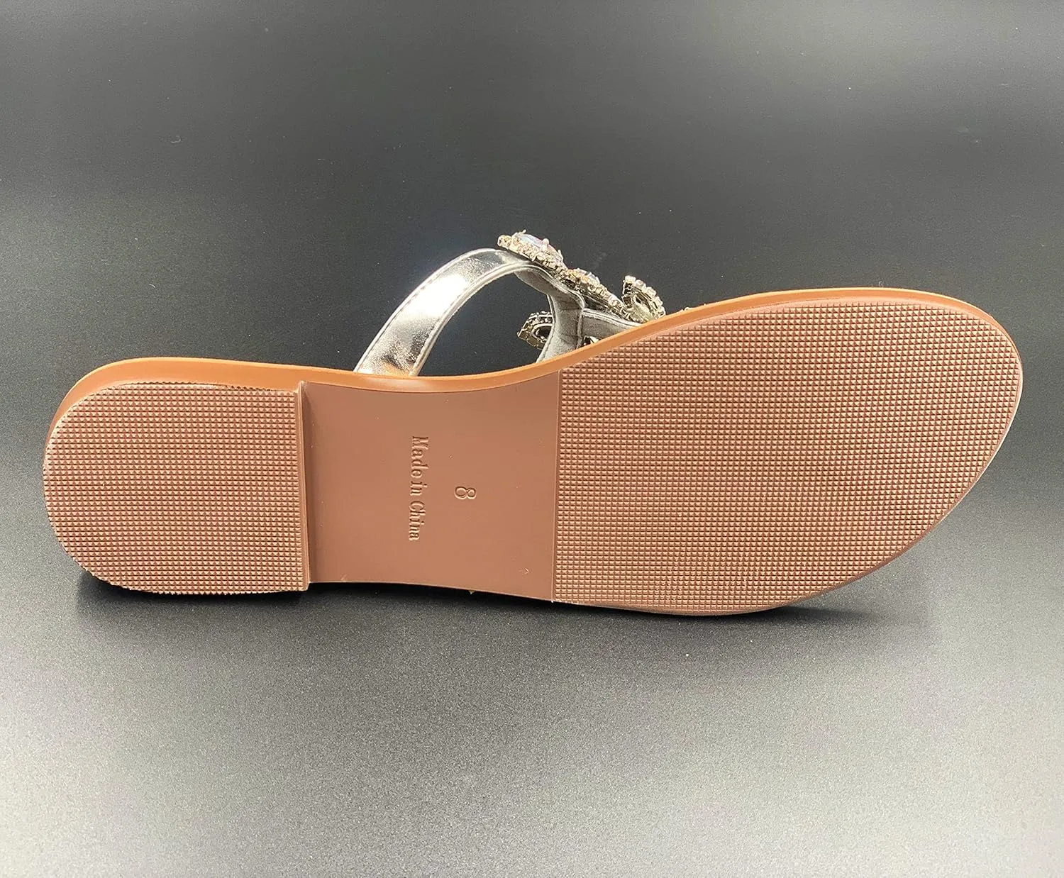 Women Sparkly Jeweled Thong Boho Sandals Bling Rhinestone Flip Flops with Crystal Diamond Flat Fancy Sandalias Gem Bohemian Beach Wedding Sandals Shoes