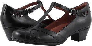 Women Vintage Low Heel Mary Jane Oxford Shoes Round Closed Toe Ankle T-Strap Dress Sandals Chunky Block Heels Cutout Mary Jane Pumps Buckle Patchwork Office Ladies Comfort Party 4-11 M US