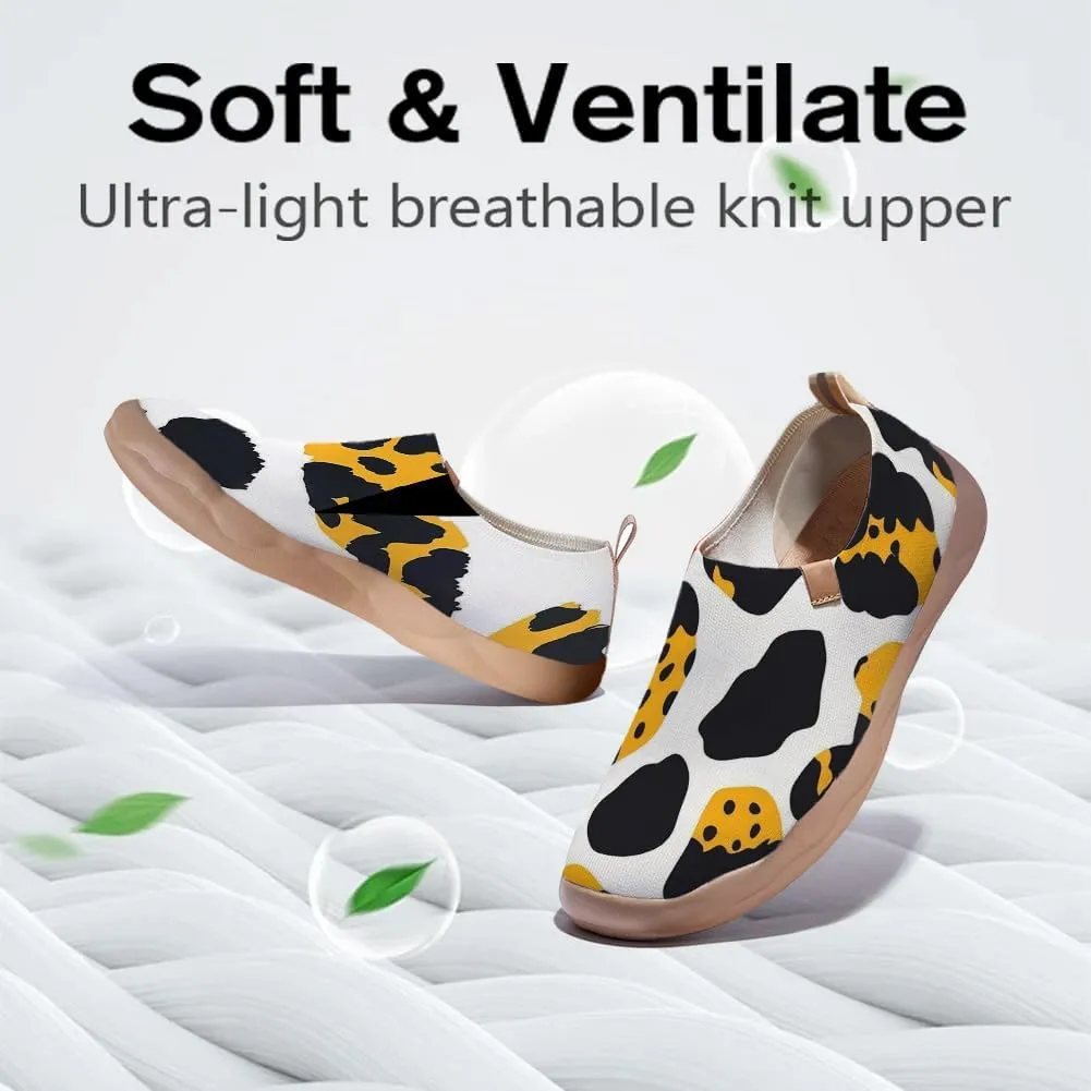 Women's Art Travel Shoes Knitted Slip-on Comfortable Sneakers Art Series