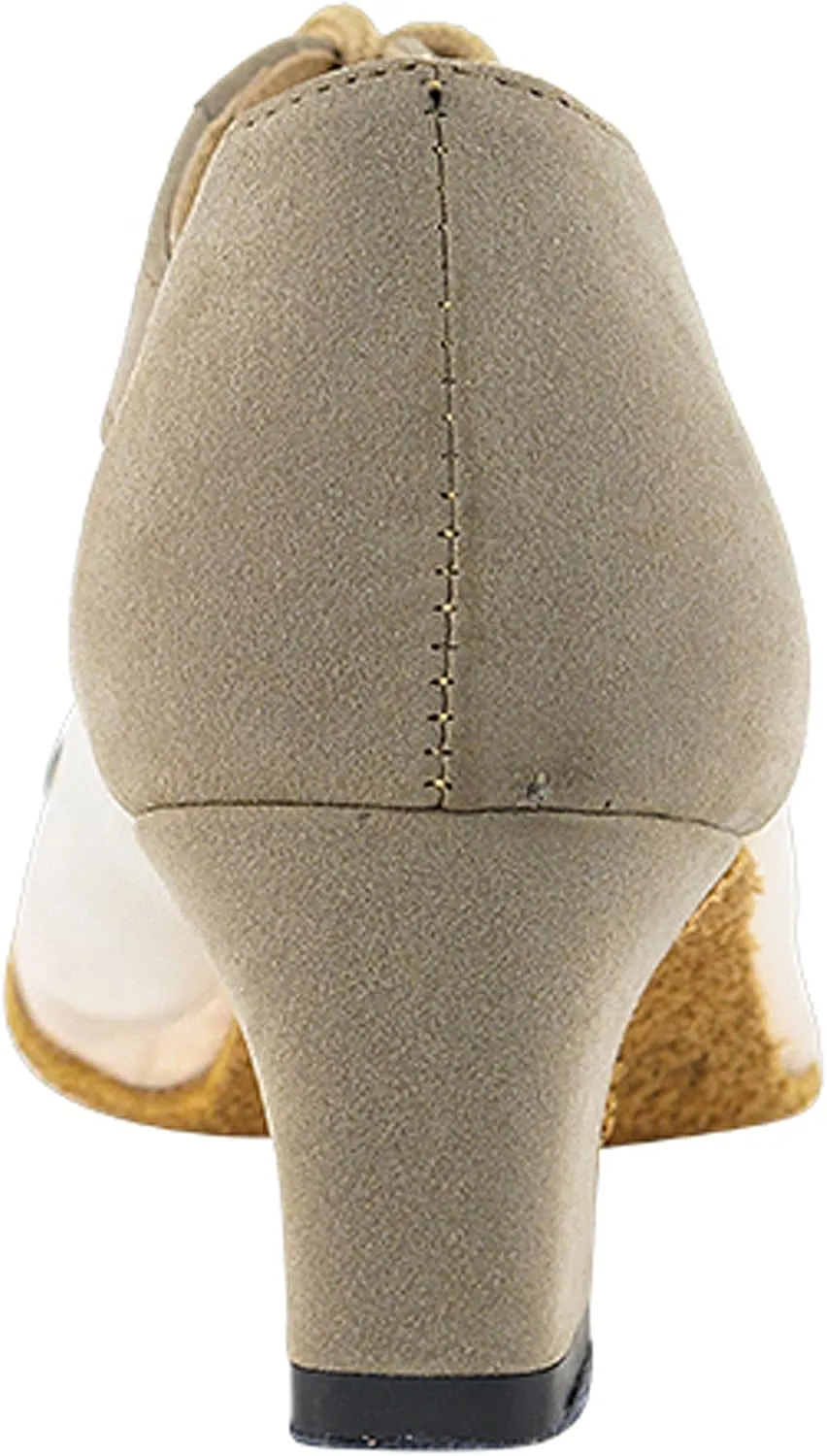 Women's Ballroom Dance Shoes Tango Wedding Salsa Shoes 1643EB Comfortable-Very Fine 2.5" [Bundle of 5]