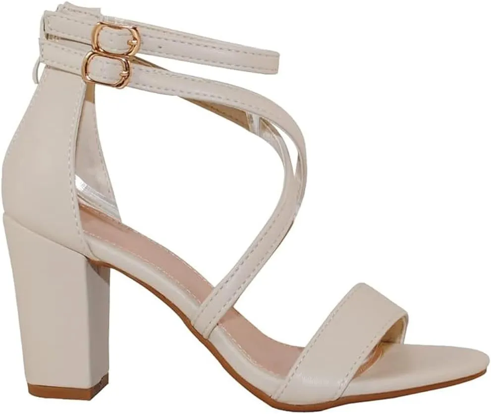 Women's Chunky Heel Ankle Strap Sandals