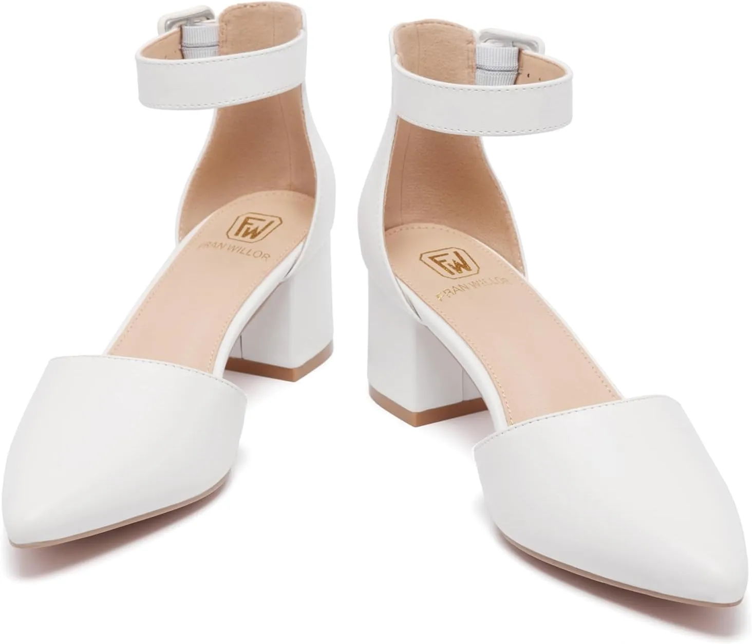 Women's Closed Toe Heel Pumps Low Chunky Block Comfortable Dress Work Shoes