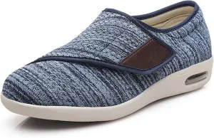 Women's Diabetic Shoes Extra Wide Comfortable Adjustable with Non-Slip Air Cushion Bottom for Elderly Swollen Feet Edema