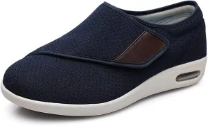 Women's Diabetic Shoes Extra Wide Comfortable Adjustable with Non-Slip Air Cushion Bottom for Elderly Swollen Feet Edema