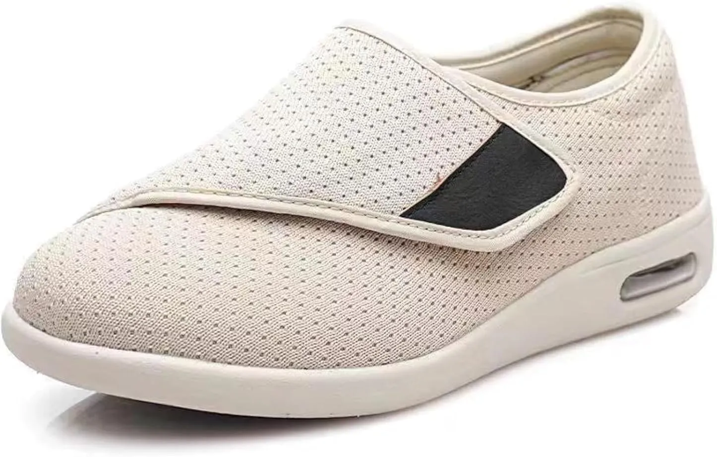 Women's Diabetic Shoes Extra Wide Comfortable Adjustable with Non-Slip Air Cushion Bottom for Elderly Swollen Feet Edema