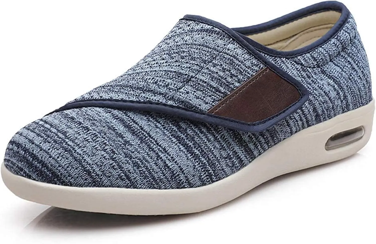 Women's Diabetic Shoes Extra Wide Comfortable Adjustable with Non-Slip Air Cushion Bottom for Elderly Swollen Feet Edema