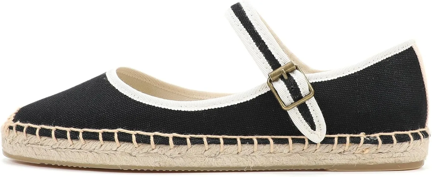 Women’s Espadrilles Breathable Comfortable Flats, Stylish Dress Shoes for All-Day Wear
