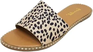 Womens Flat Slide Sandals Summer Fashion Sandals