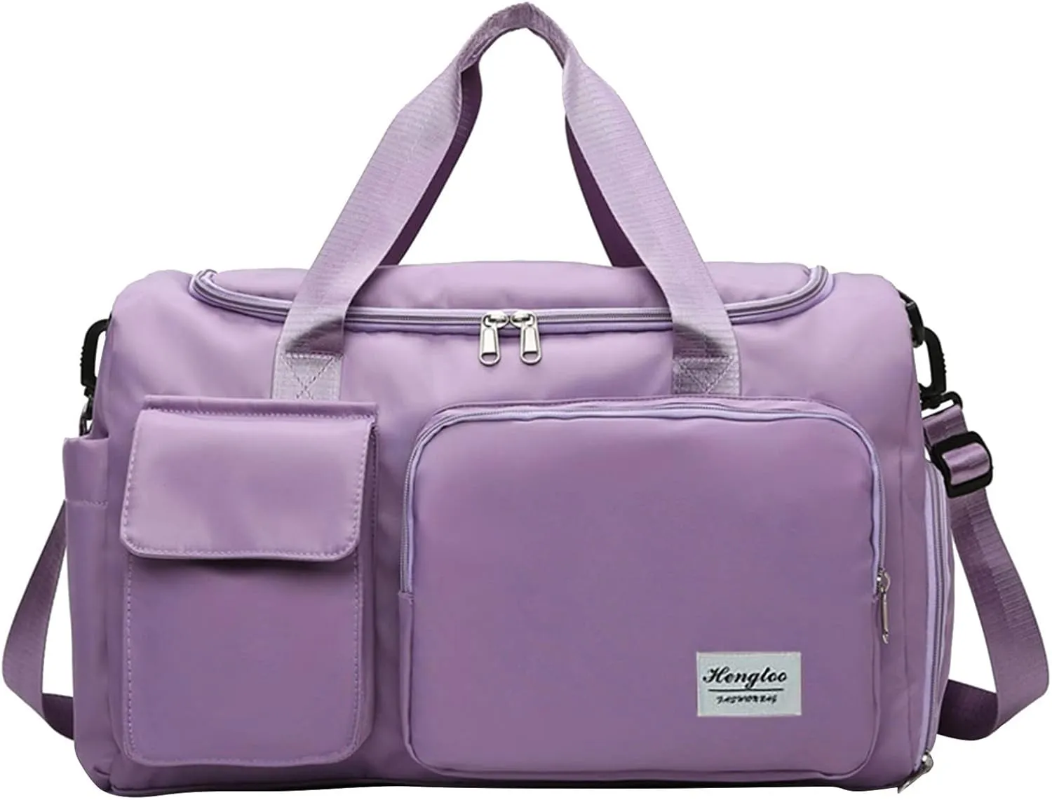 Womens Gym Bag with Shoes Compartment,28L Travel Duffel Bags,Durable Gym Duffle Bag for Workout Yoga Travel Sports