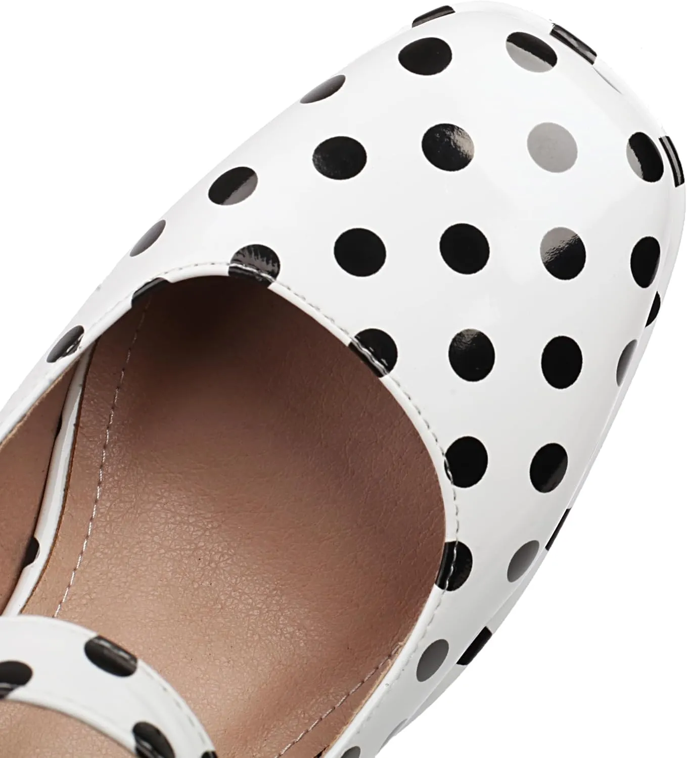 Women's Platform Chunky Heels Square Toe Block Heel Mary Janes Pumps Shoes