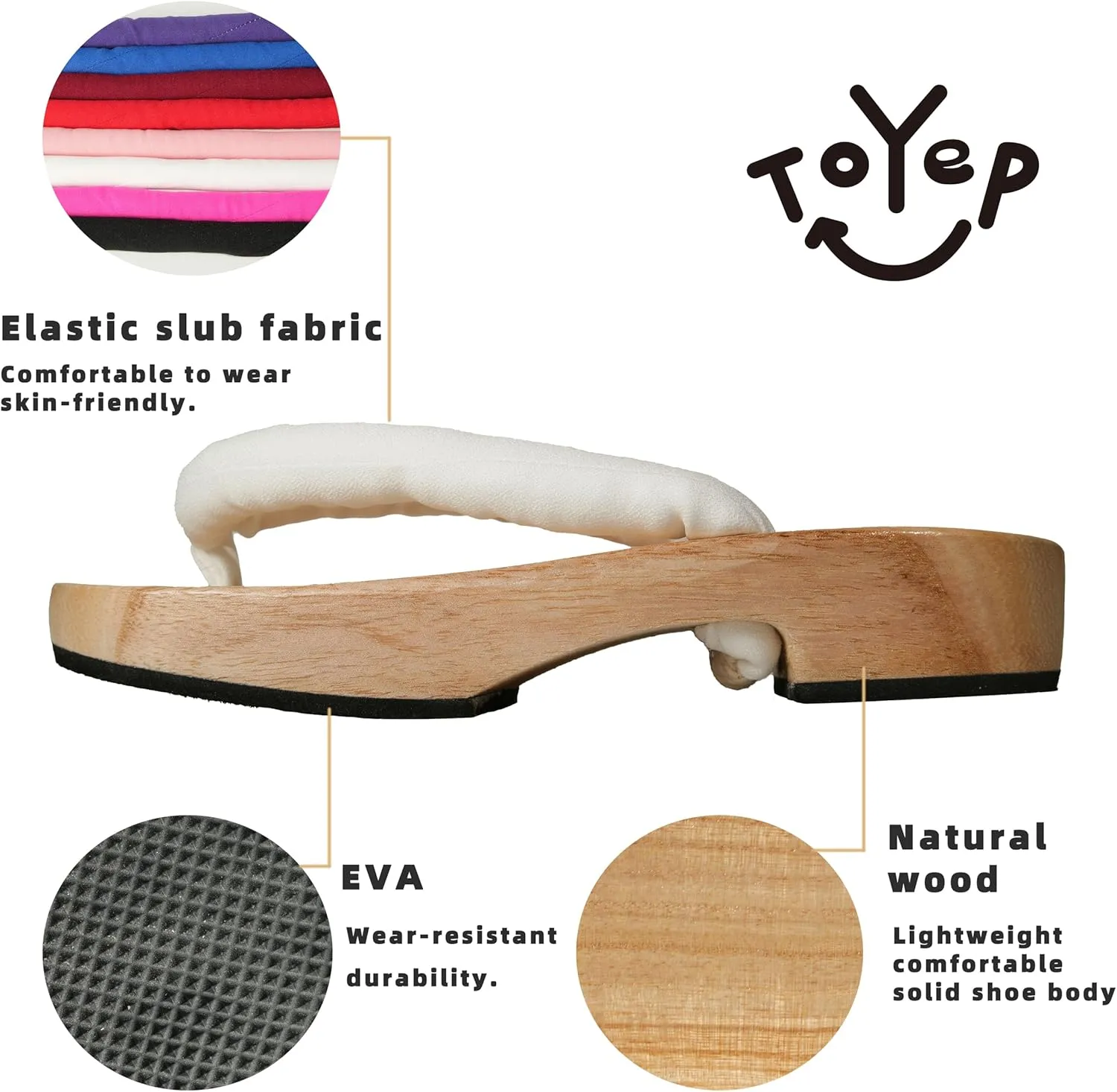 Wooden Thong Sandals Wooden Clogs Japanese Traditional Sandals
