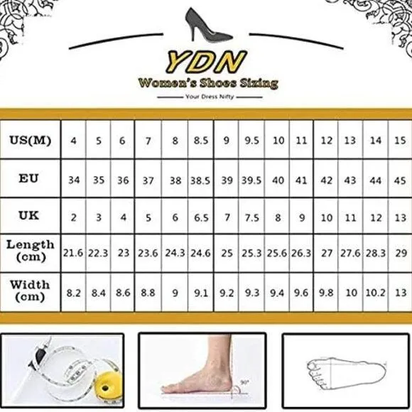 YDN Black Block Low Heel Sandals Open Toe Ankle Strap Comfortable Walking Shoes